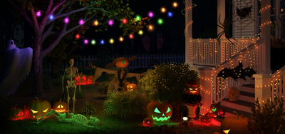 Illuminate Your Yard with Halloween Outdoor String Lights