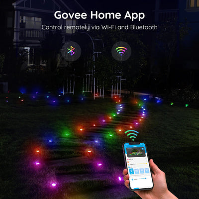[Special Deal] Govee RGBIC Wi-Fi + Bluetooth Outdoor Ground Lights (15.2m)