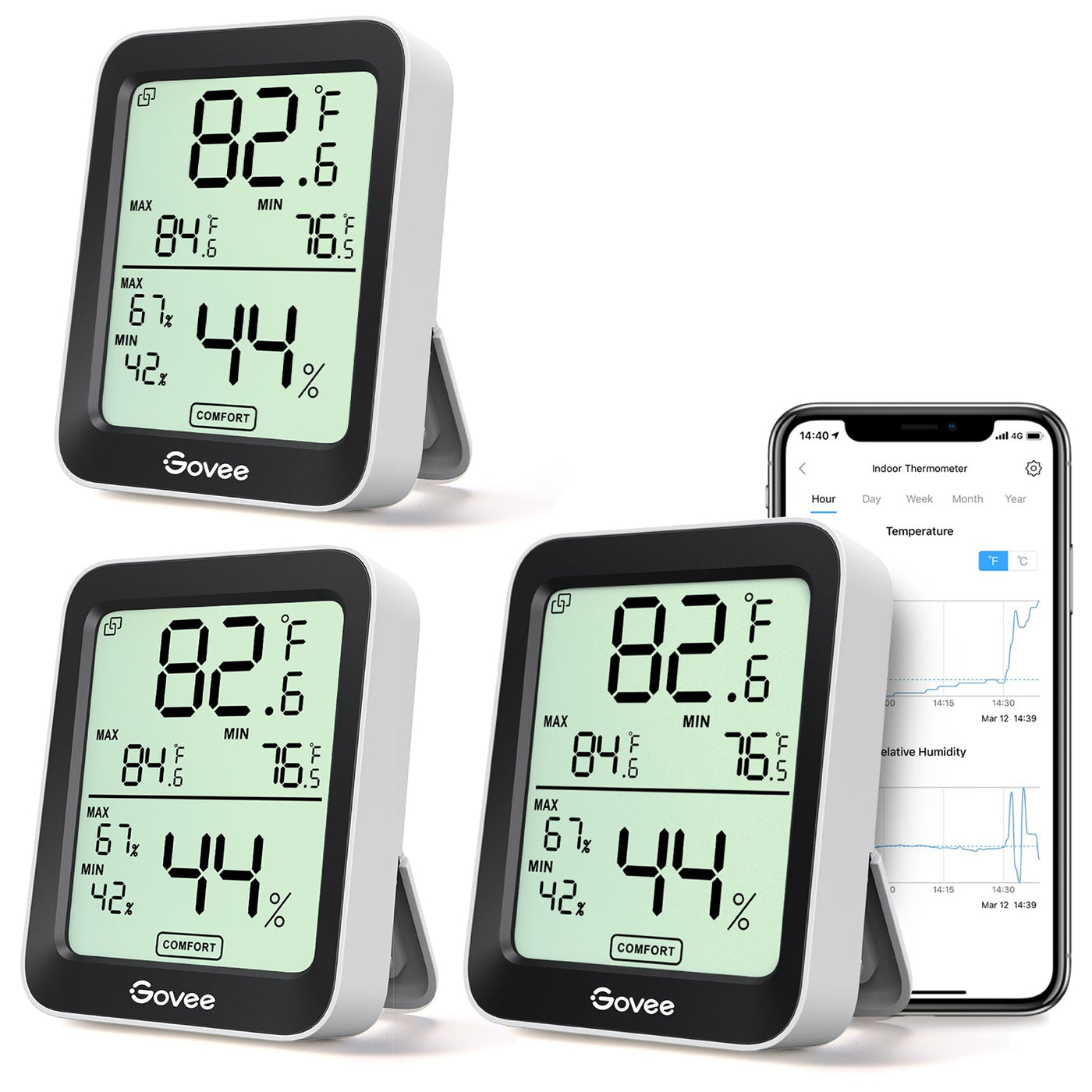 Refurbished Bluetooth Hygrometer Thermometer H5075